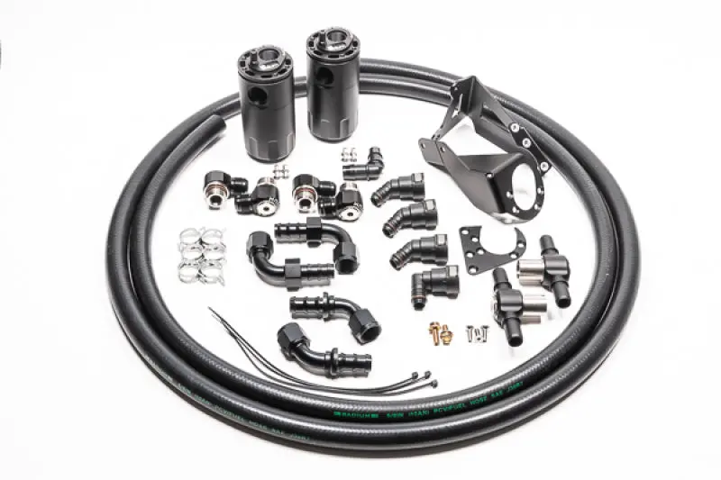 Radium Engineering Dual Catch Can Kit Fluid Lock For Nissan R32 Skyline Gt-R 1