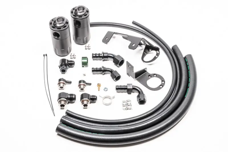 Radium Engineering Dual Catch Can Kit With Fluid Lock For Mk5 Supra 1