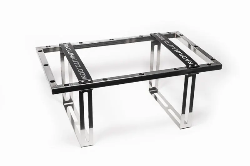 Radium Engineering Fuel Cell Weld-In Cage 14 Gallon Stainless Steel Design 1