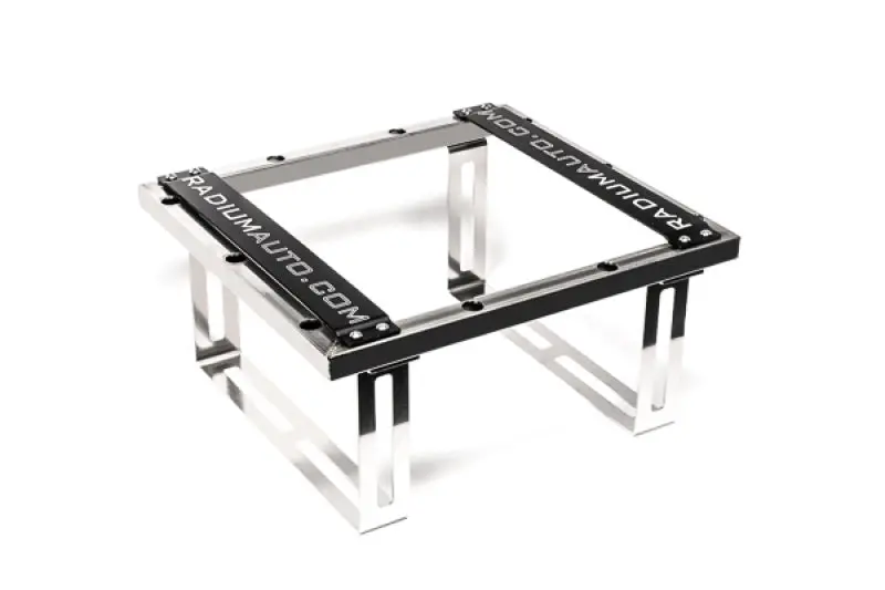 Radium Engineering Fuel Cell Weld-In Cage 6 Gallon Stainless Steel Construction 1