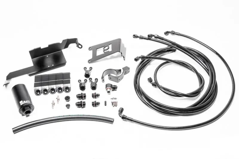 Radium Engineering Fuel Hanger Feed Kit Stainless For Nissan R35 Gt-R 1