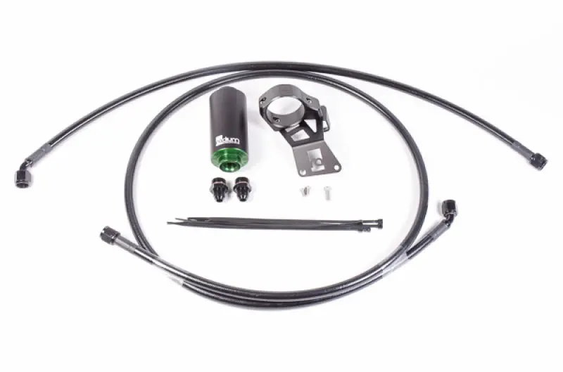 Radium Engineering Fuel Hanger Feed Kit With Microglass Filter For Mitsubishi Evo X 1