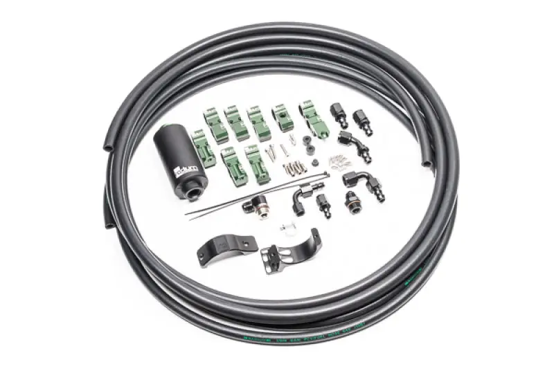 Radium Engineering Fuel Hanger Plumbing Kit With Stainless Filter For Early Nissan S13 And R32 1
