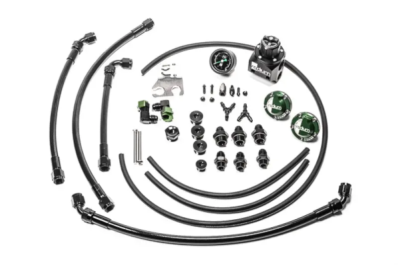Radium Engineering Fuel Rail Plumbing Kit For Nissan R35 Gt-R Vr38dett With Fittings And Hoses 1