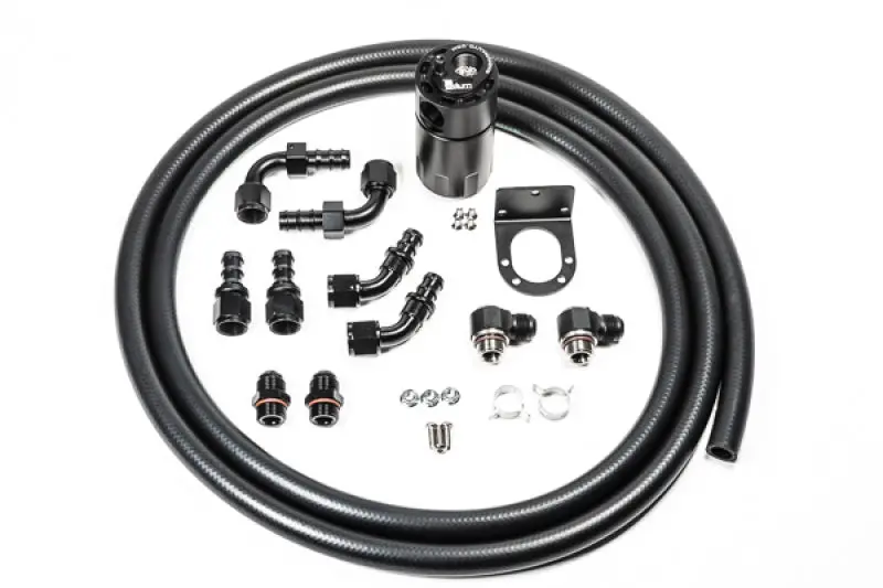 Radium Engineering Single Catch Can 10An Kit Fluid Lock With Hoses And Fittings For Universal Installation 1