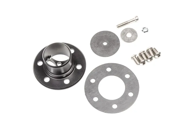Radium Remote Mount Fill Neck - Straight 1.5In Barb With 6-Bolt Flange 1