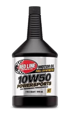 Red Line 10W50 Powersports Motor Oil – Quart Motor Oil 1