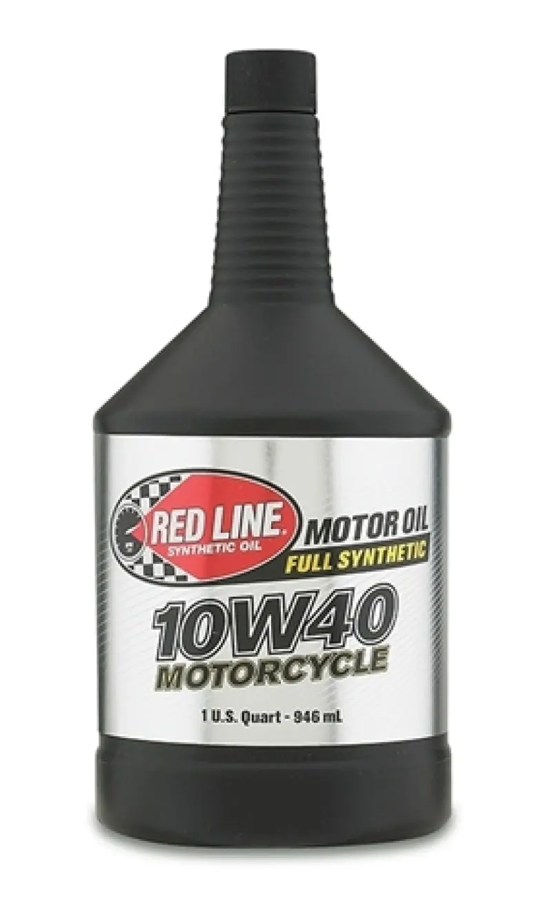Red Line Motorcycle Oil 10W40 Quart 1