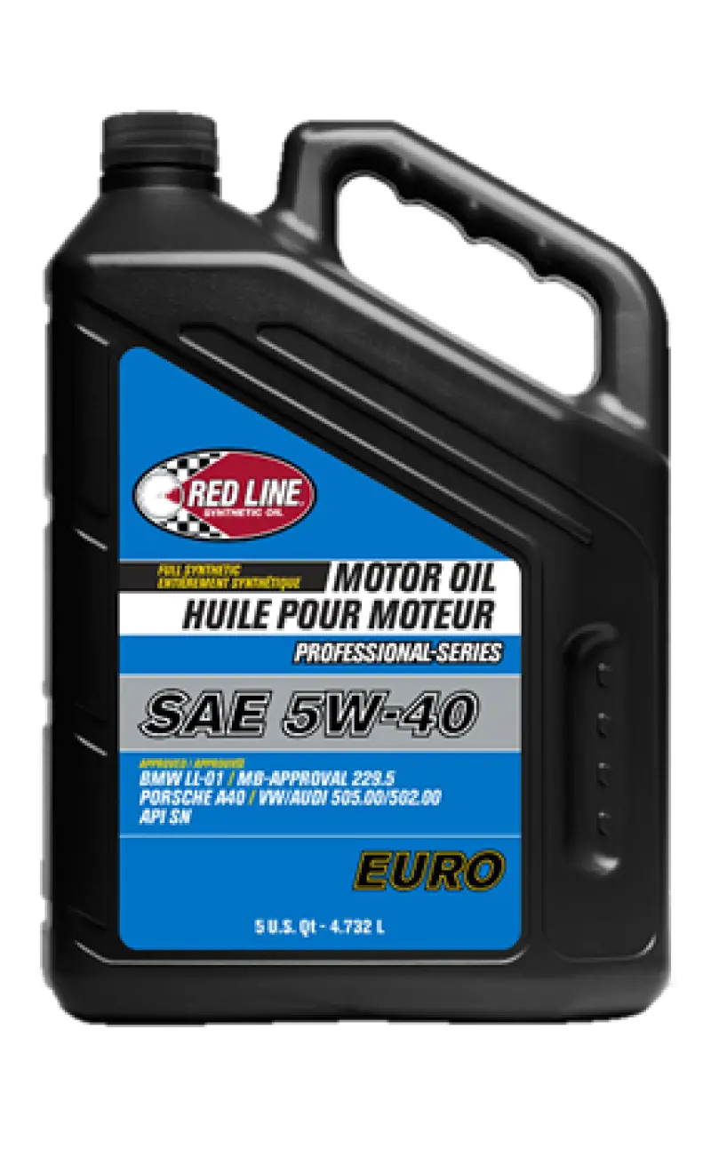 Red Line Pro-Series Euro 5W40 Motor Oil - 5 Quart 1
