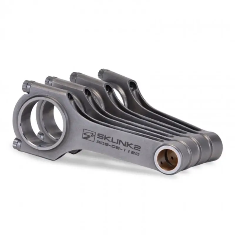 Skunk2 Alpha Series Connecting Rods Long Rods For Honda D16/Z6 Civic 1990-2000 Crx 1988-1991 Si 1989-1995 Del Sol 1993-1997 1