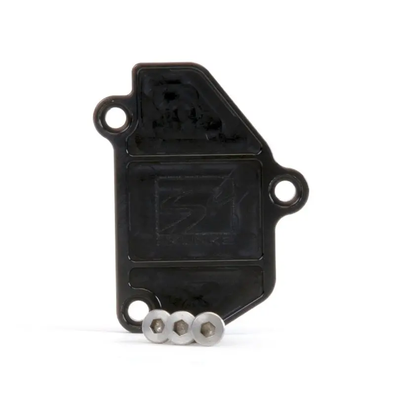 Skunk2 B-Series Vtec Black Anodized Block Off Plate For Acura Integra 1990-2001 And Honda Accord Civic Cr-V Prelude 1986-2001 1