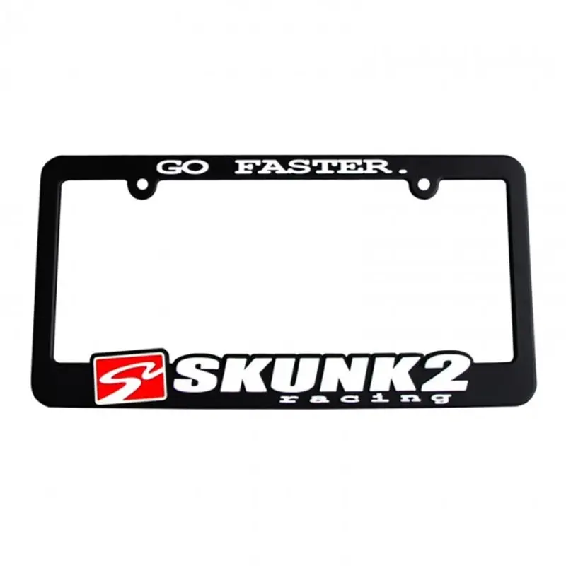 Skunk2 Go Faster License Plate Frame With Classic Logo 1