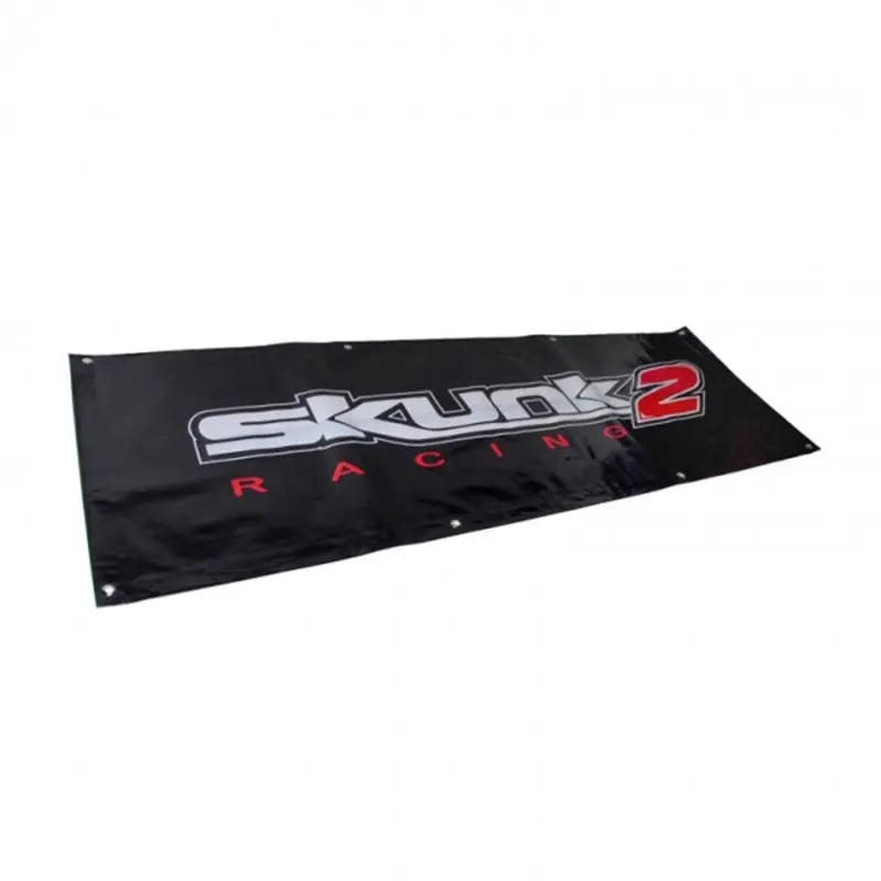 Skunk2 Racing 5 Ft Vinyl Shop Banner Black Durable Design 1