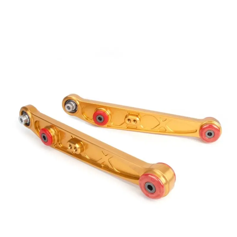Skunk2 Racing Alpha Series Rear Lower Control Arm Set Gold For Honda Acura Eg Dc 1988-2001 Civic Integra 1