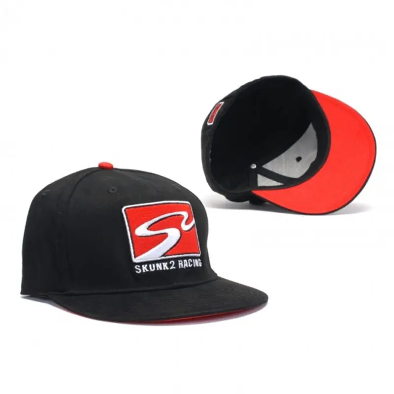 Skunk2 Racing Cap With Racetrack Logo - Black (L/Xl) 1