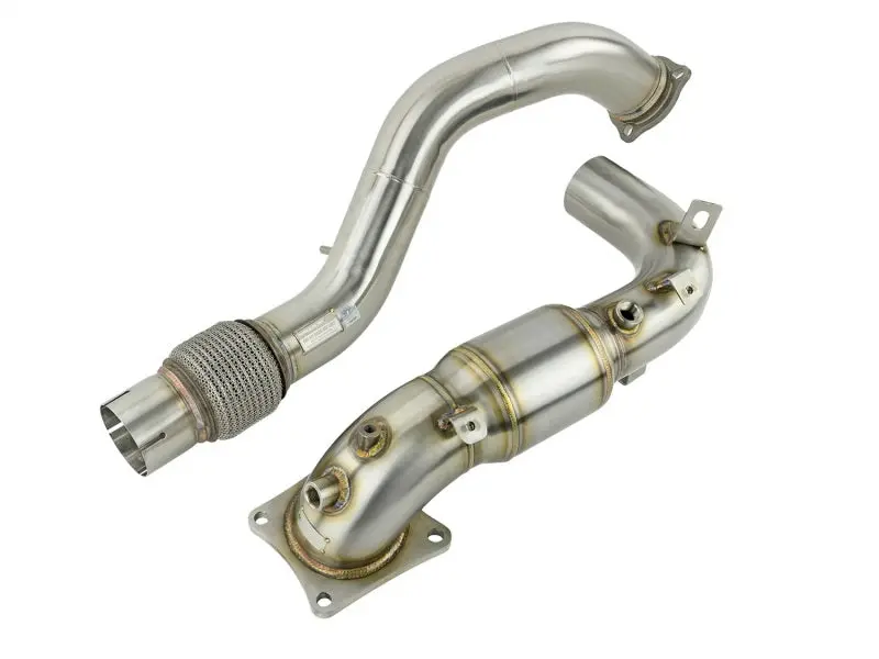 Skunk2 Racing Downpipe Kit With Cat For 18-20 Honda Civic Type R 1