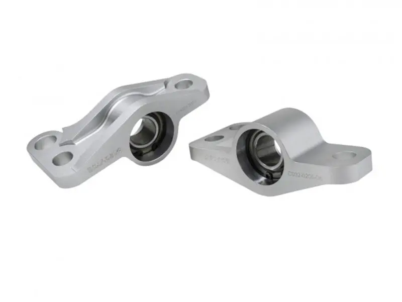 Skunk2 Racing Front Spherical Bushing Compliance Bracket - Clear For 96-00 Honda Civic Cx Dx Ex Gx Hx Lx Si 2