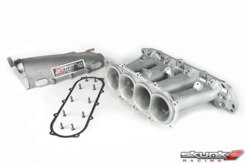Skunk2 Ultra Series B Series Vtec Street Intake Manifold - Silver For Acura Integra Gs-R 1992-2001, Integra Type R 1997-1998, 2000-2001, Honda Civic Si 1999-2000, Civic Del Sol Vtec 1994-1997 1