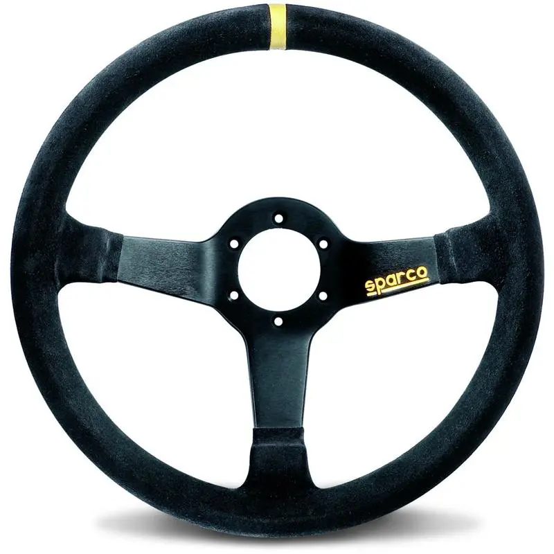 Sparco 345 Steering Wheel Suede Black Finish (345) 1