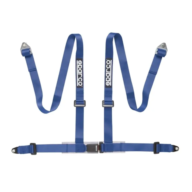 Sparco Belt 2 Inch Blue 4Pt Blt-In Safety Harness 1