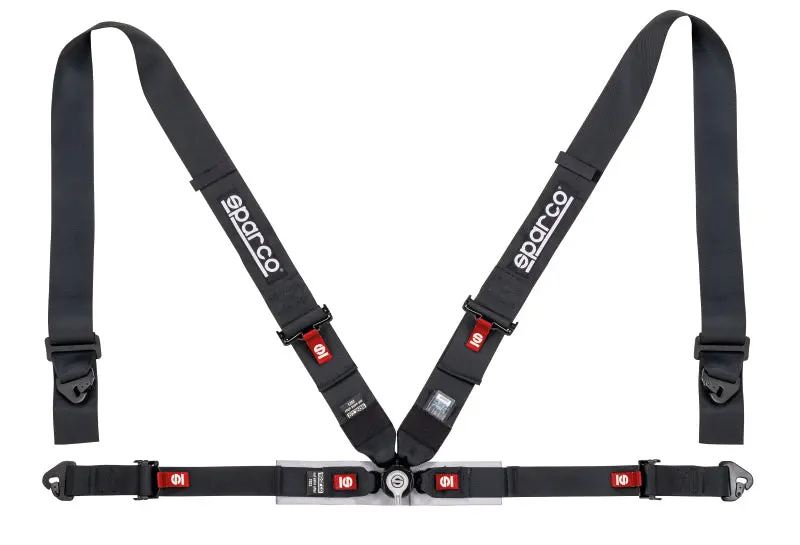 Sparco Belt 4Pt 3In/2In Competition Harness Black 1