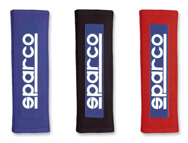 Sparco Belt Pad 3 In. Red Racing Harness Cover Universal 1
