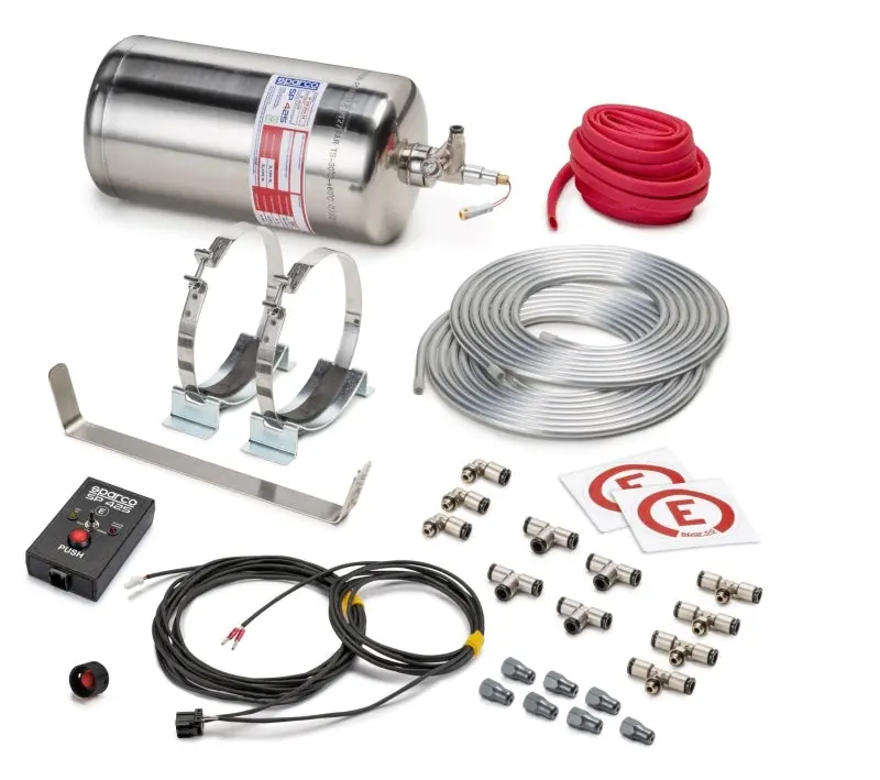 Sparco Electric Steel Extinguisher System 4.25 Liter 2