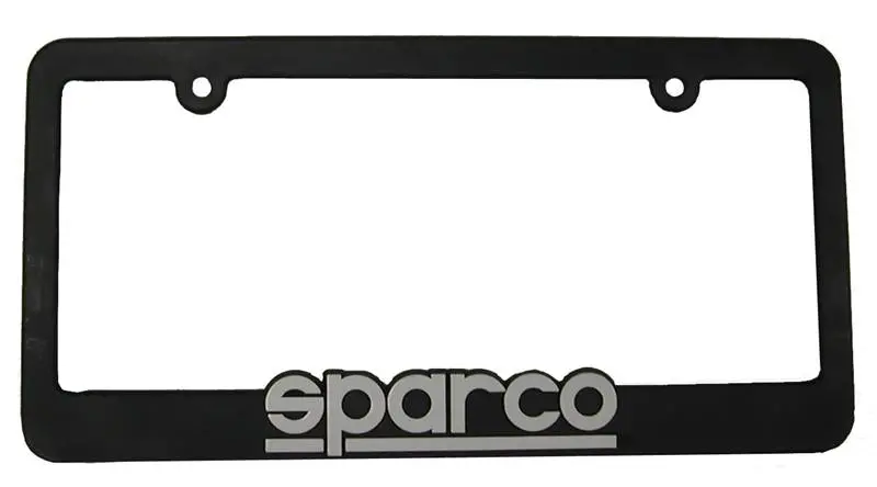 Sparco License Plate Frame Plastic Universal Fit For Most Vehicles 1