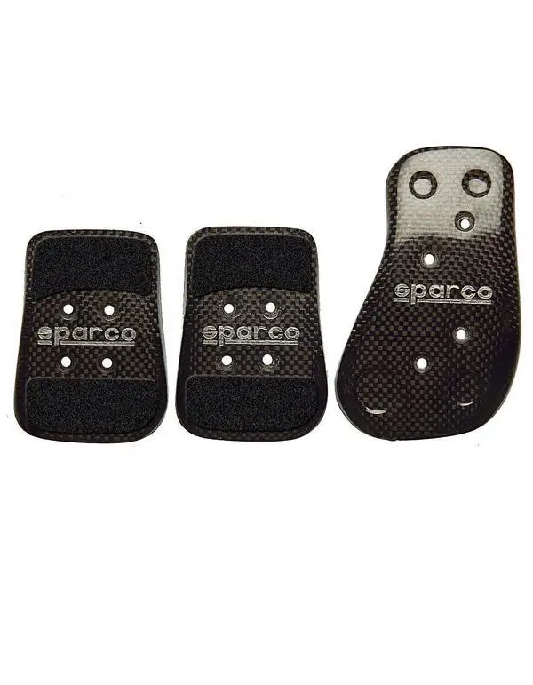 Sparco Pedal Kit Carbon Fiber Universal Fit Racing Interior 1