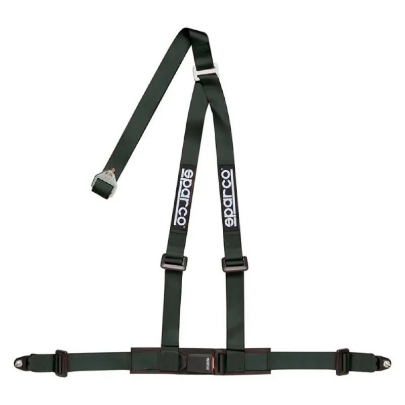 Sparco Seat Belt 2 Inch Black 3-Point Bolt-In 1