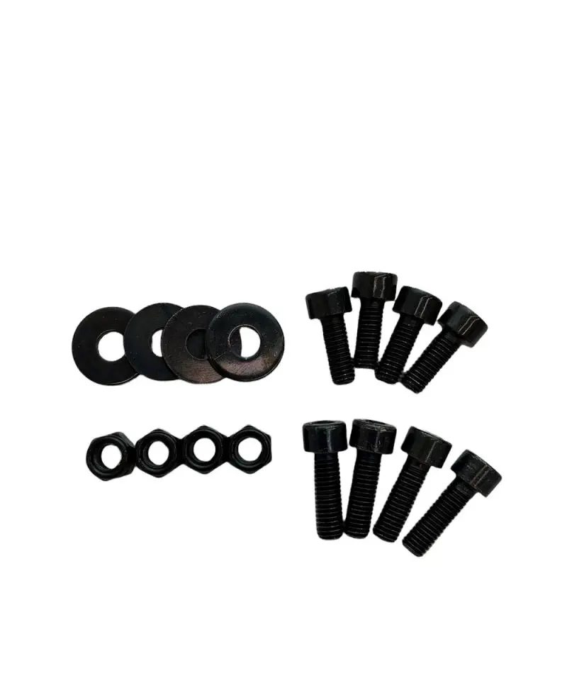 Sparco Seat Hardware Spacer Kit Bottom Mount Black Zinc 1