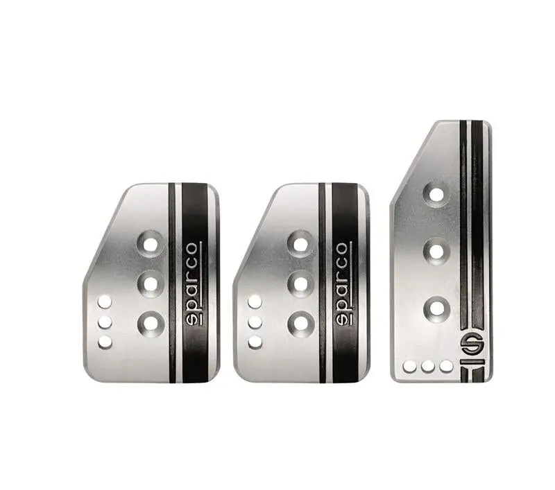 Sparco Settanta Pedal Set Short Silver For Racing Cars 2