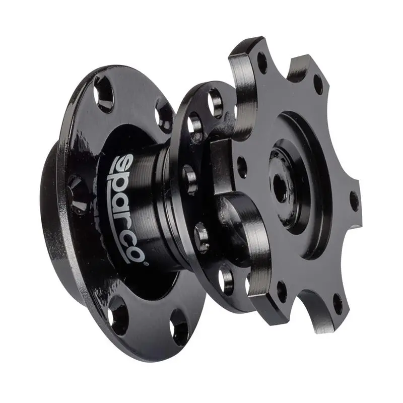 Sparco Steering Wheel Quick Release – Tuning Black 1