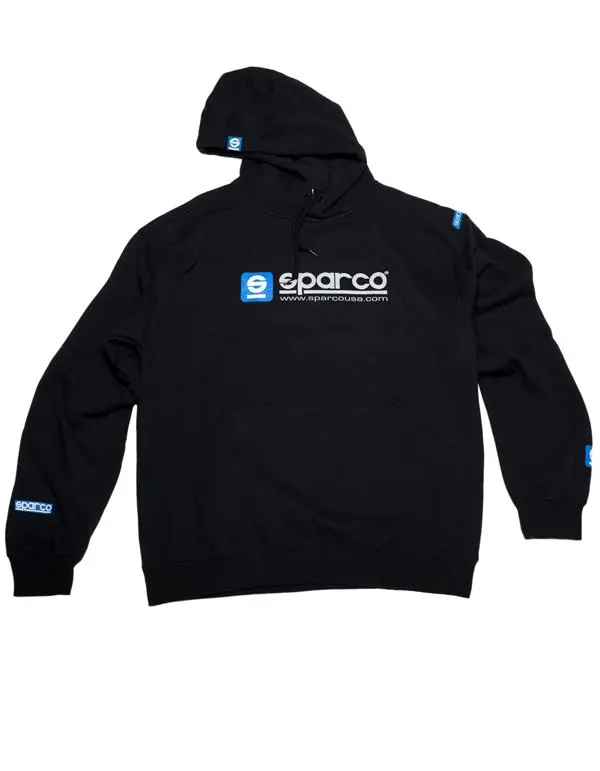 Sparco Sweatshirt Hooded Charcoal Grey Large Size Lrg 1