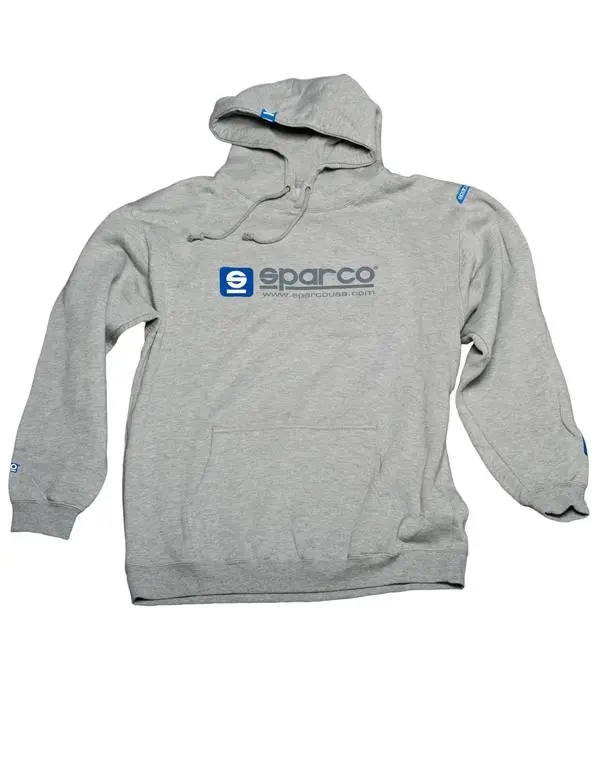 Sparco Sweatshirt Hooded Www Grey Xlrg Pullover Hoodie 1