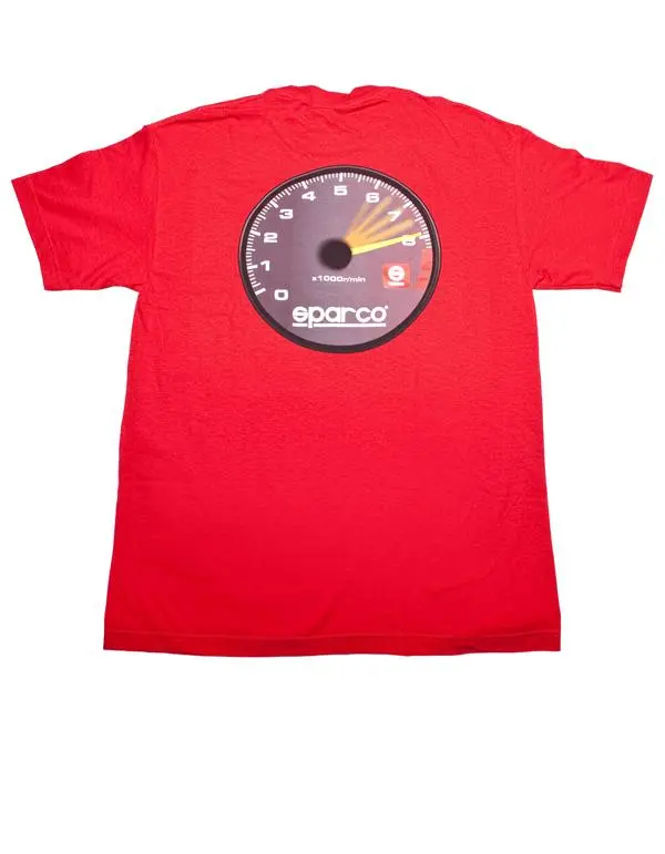 Sparco T-Shirt Tach Black Medium Racing Shirt Apparel 1