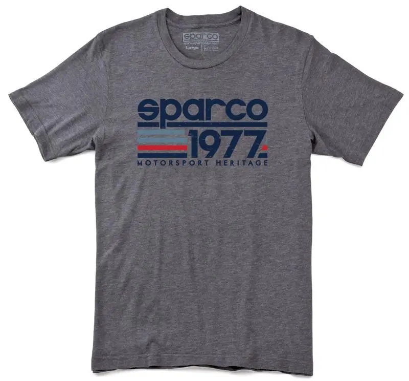 Sparco Vintage 77 T-Shirt Charcoal Medium Size Tee 2