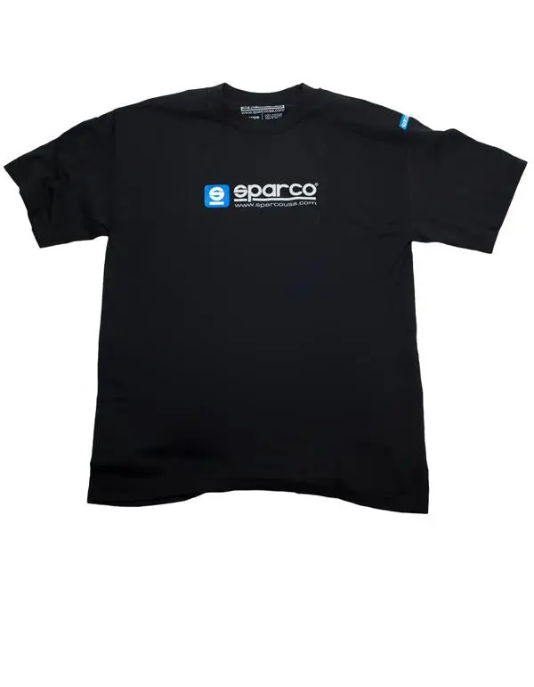 Sparco Www T-Shirt Black Large Short Sleeve (Www Blk Lrg) 1
