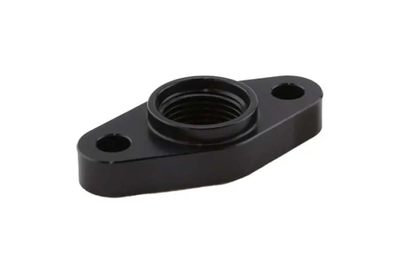 Turbosmart Billet Turbo Drain Adapter With Silicon O-Ring 52Mm - T3/T4 Style Fit 1