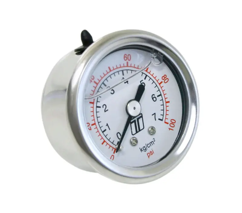 Turbosmart Fpr Gauge 0-100Psi Liquid Fill For Fuel Pressure Regulators 1