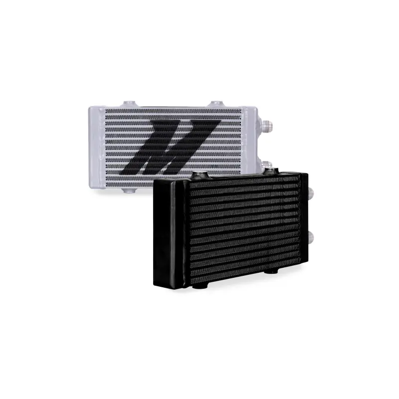 Universal Small Bar And Plate Dual Pass Silver Oil Cooler 1