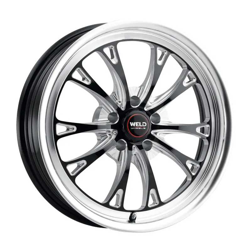 Weld Belmont Drag Wheel 18X5 5X120 Bp Et-23 Bs2.1 Gloss Black Mil Dia 78.1 (78.1) 1