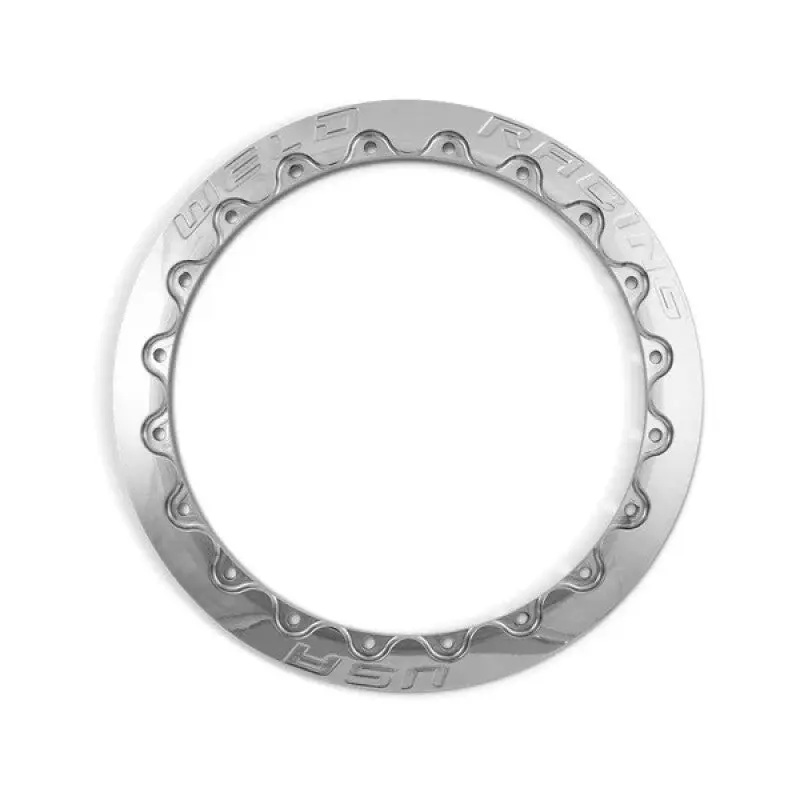 Weld Double Beadlock Ring 15 Inch / 20-Hole M/T 13.25 Inch 1 Ring - Polished 1