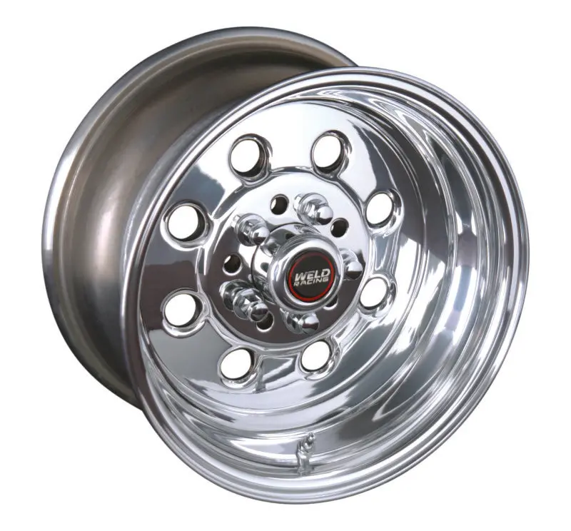 Weld Draglite 15X12 Polished Wheel Non-Beadlock - 5X4.5 & 5X4.75 Bp - 6.5In. Bs 1
