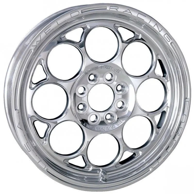 Weld Magnum Import 1-Piece Polished Wheel 15X3.5 4X100mm Bolt Pattern 2.25 In. Bs – Non Beadlock 1