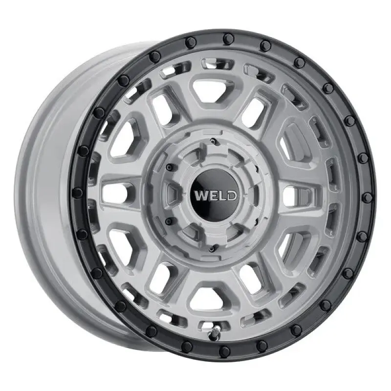 Weld Off-Road Crux 17X9 Inch / 5X114.3 Bp / Et 0 / 78.1Mm Bore - Gloss Armor Gray / Satin Black Wheel 1