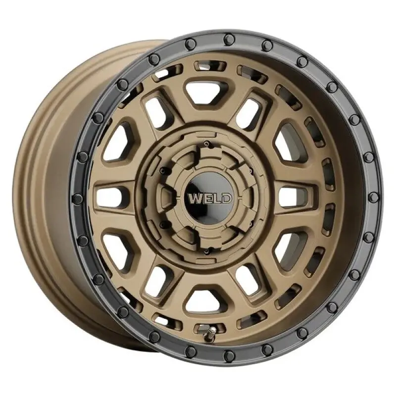 Weld Off-Road Crux 17X9 Inch / 6X135 Bp / Et 0 / 106.1Mm Bore - Satin Bronze / Satin Black Wheel 1