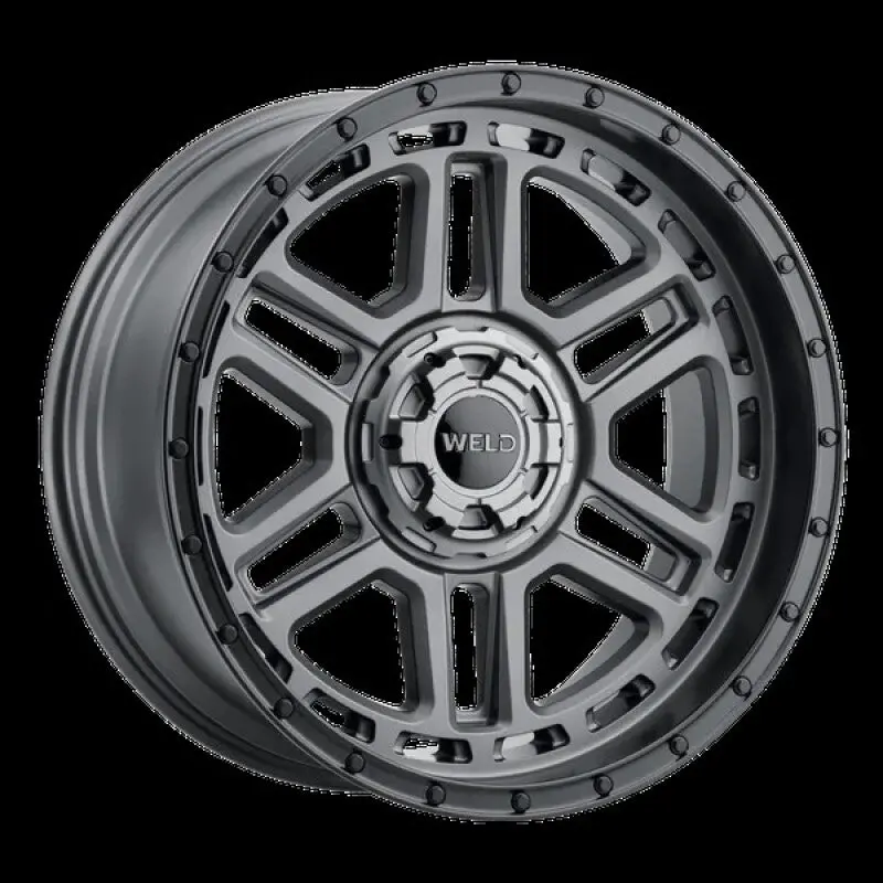 Weld Off-Road Crux 22X12 Inch 6X135 Bp Et -44 106.1Mm Bore Satin Gunmetal Satin Black Wheel 1