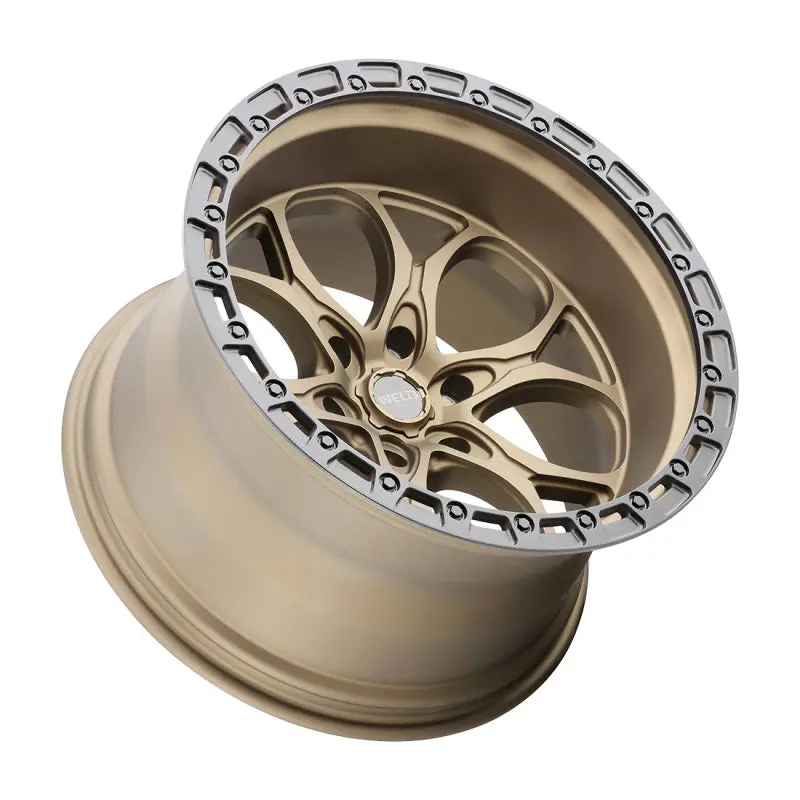Weld Off-Road Ledge Six Wheel 20X10 6X139.7 Bp Et13 Bs6.00 Satin Black (20X10 6X139.7 Et13 Bs6.00) 1