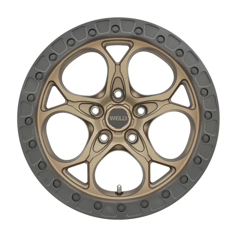 Weld Off-Road W106 17X9.0 Ledge Wheel 5X127 Et00 Bs5.00 Satin Bronze Satin Black (71.5) 2